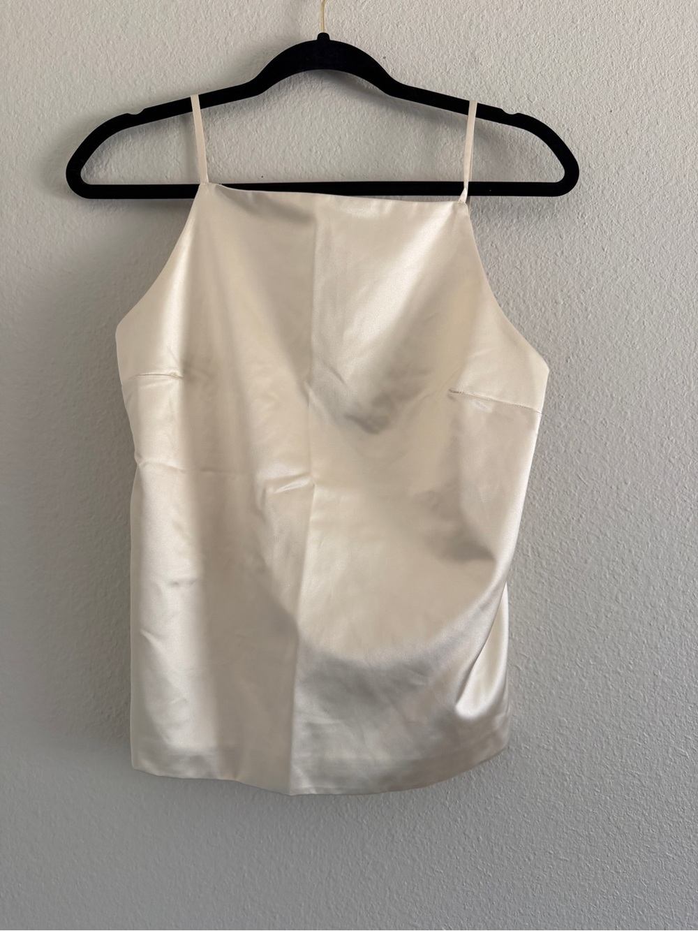Abercrombie & Fitch Women’s Satin Square-Neck Cami Open Back